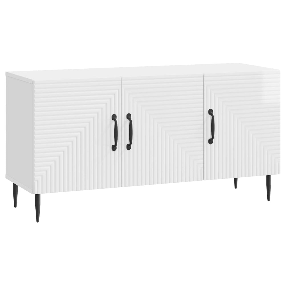 Hochglanz TV-Schrank Weiß 99cm