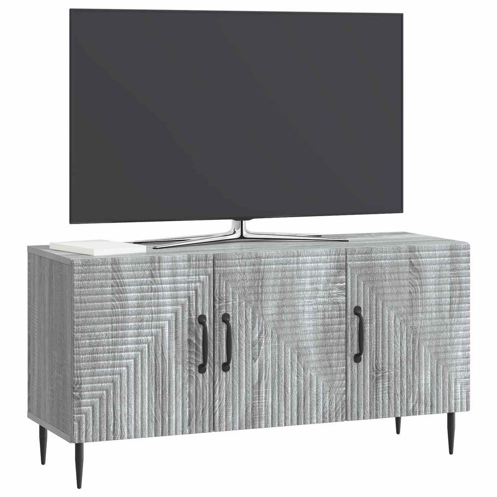 Grauer TV-Schrank Sonoma, 99 cm