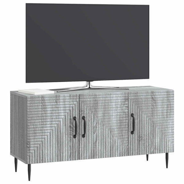 Grauer TV-Schrank Sonoma, 99 cm