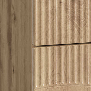 vidaXL Table de chevet chêne artisan 62 x 34,5 x 44,5 cm bois d'ingénierie