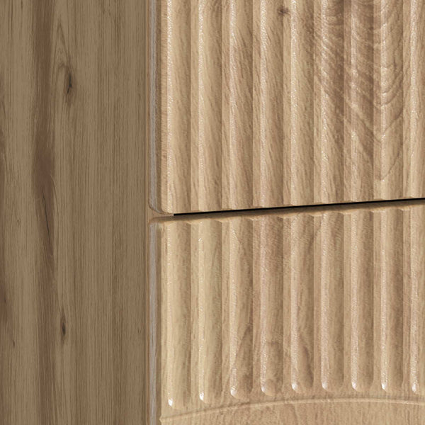 vidaXL Table de chevet chêne artisan 62 x 34,5 x 44,5 cm bois d'ingénierie