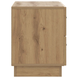 vidaXL Table de chevet chêne artisan 62 x 34,5 x 44,5 cm bois d'ingénierie
