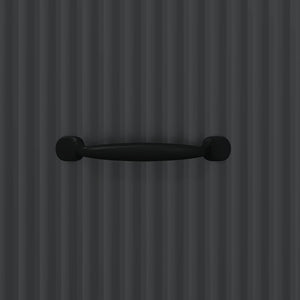 Schwarzer Schubladenschrank Holzwerkstoff
