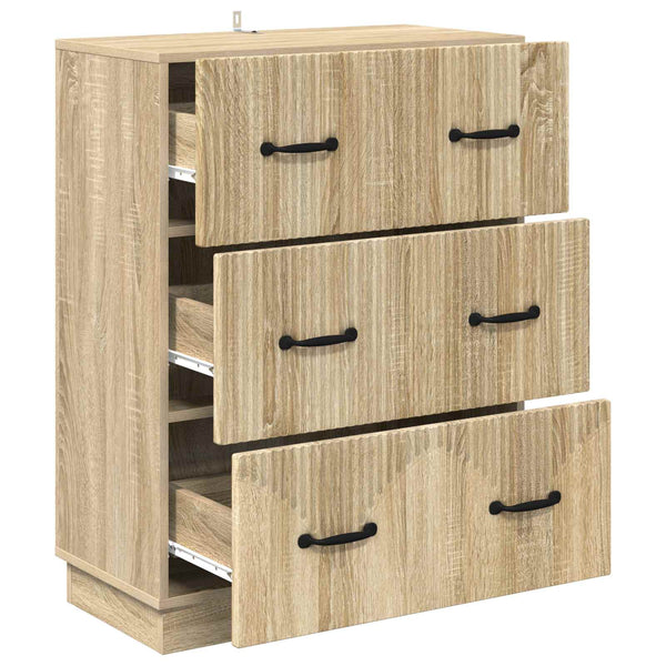Schubladenschrank Sonoma Eiche 66x34,5x87 cm