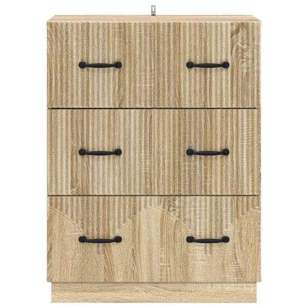 Schubladenschrank Sonoma Eiche 66x34,5x87 cm