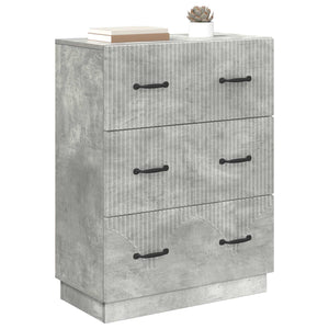Betongrauer Schubladenschrank 66x34,5x87cm