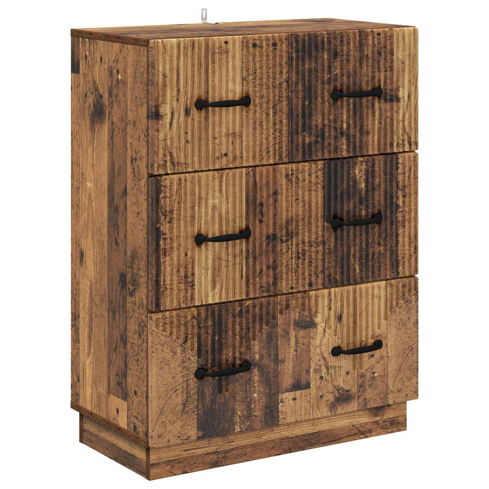 Altholz Schubladenschrank, 66 cm