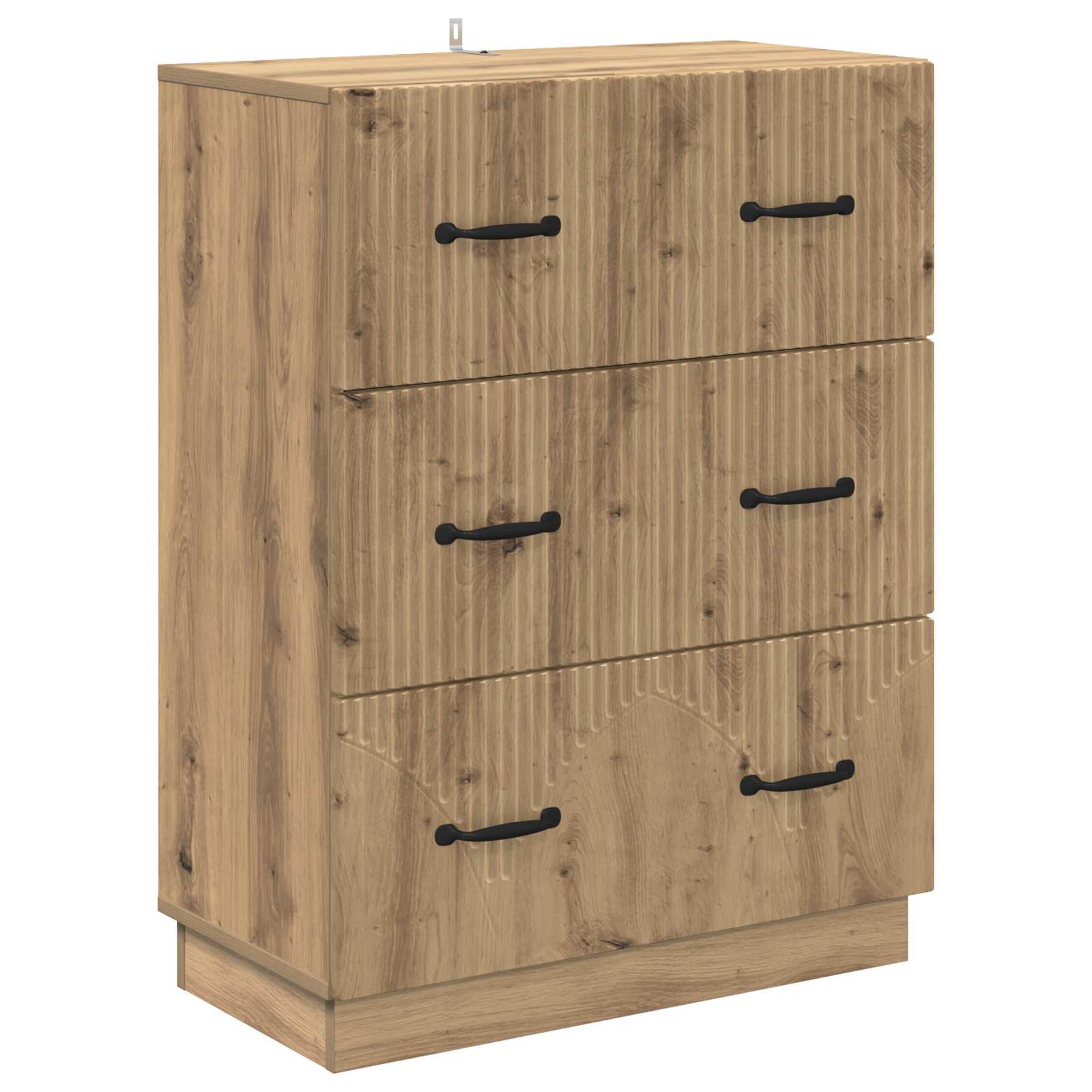 Schubladenschrank Artisan Eiche 66x34,5x87 cm