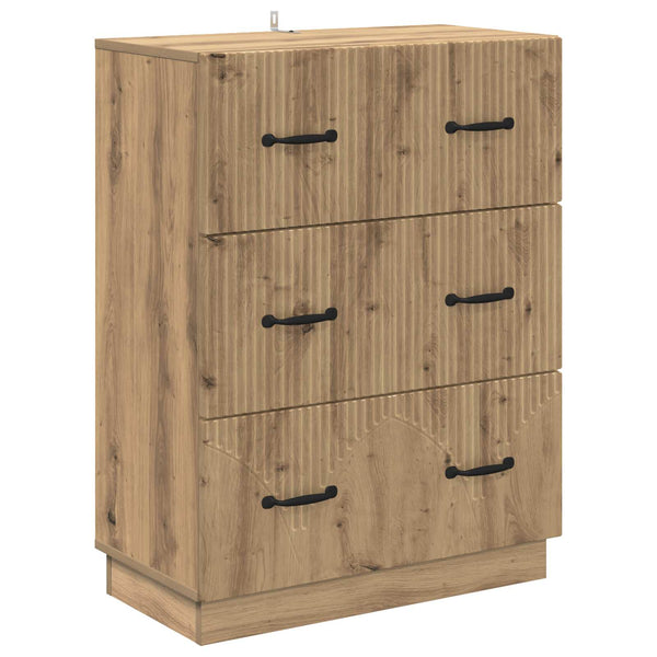 Schubladenschrank Artisan Eiche 66x34,5x87 cm