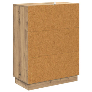 Schubladenschrank Artisan Eiche 66x34,5x87 cm