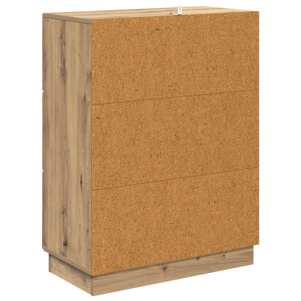 Schubladenschrank Artisan Eiche 66x34,5x87 cm
