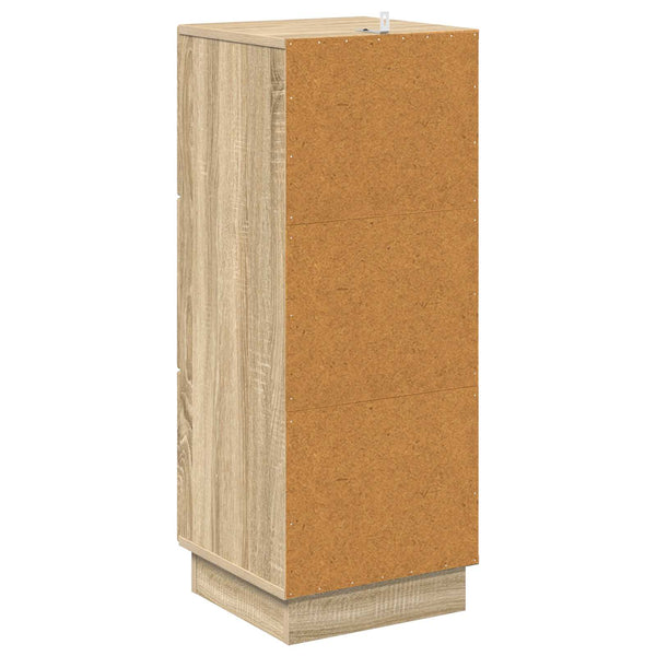 Schubladenschrank Sonoma Eiche, 87 cm hoch
