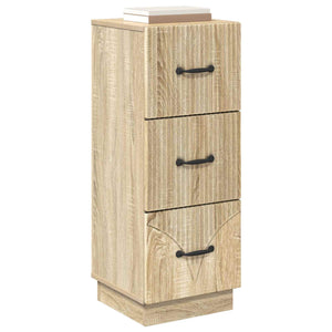 Schubladenschrank Sonoma Eiche, 87 cm hoch