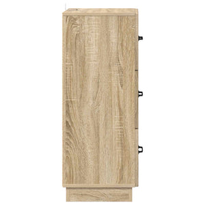 Schubladenschrank Sonoma Eiche, 87 cm hoch