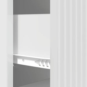 Hochglanz Schubladenschrank Weiß 87 cm