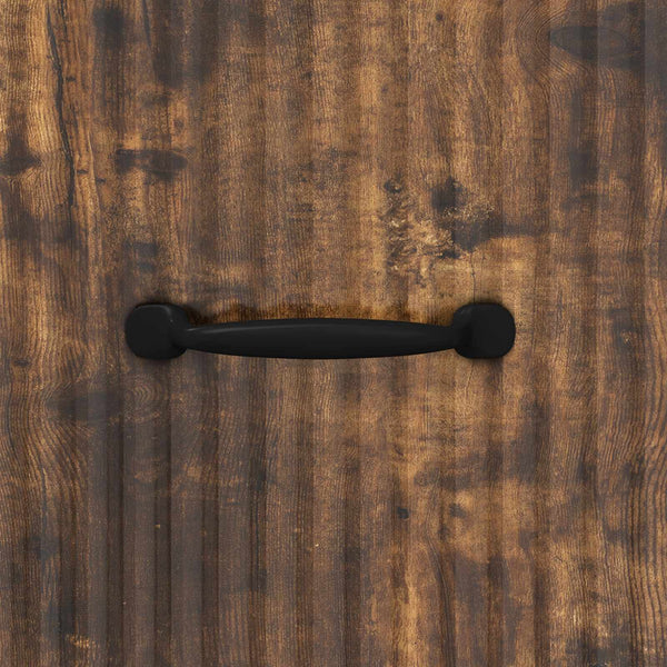 vidaXL Armoire à tiroirs Chêne fumé 33 x 34,5 x 87 cm