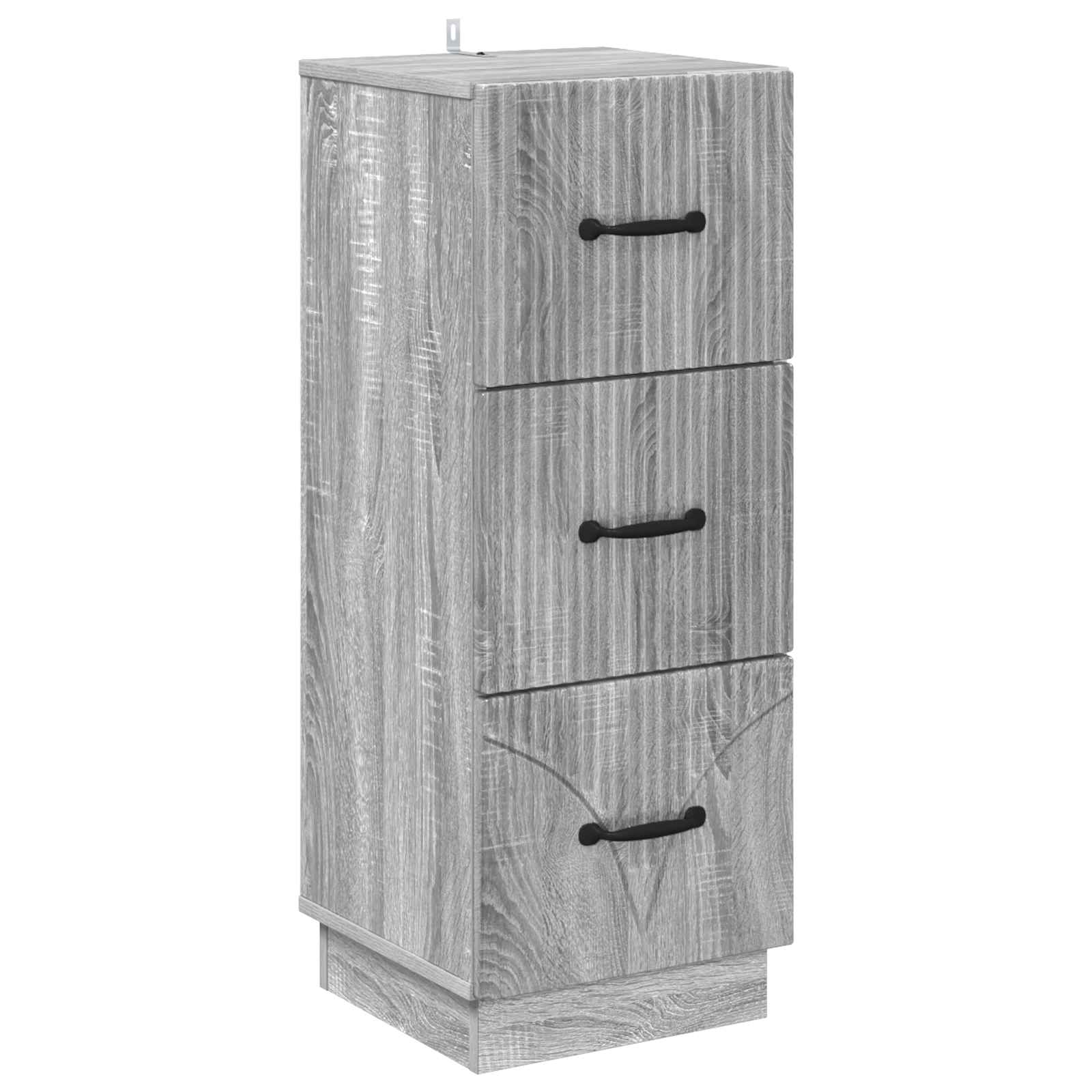Schubladenschrank Grau Sonoma 87cm