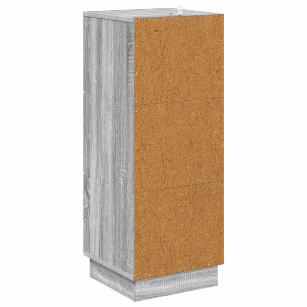 Schubladenschrank Grau Sonoma 87cm