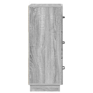 Schubladenschrank Grau Sonoma 87cm