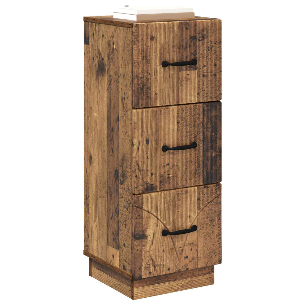 Schubladenschrank Altholz Vintage-Stil