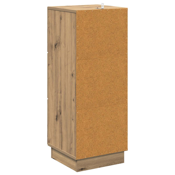 Schubladenschrank Artisan-Eiche, 87 cm hoch