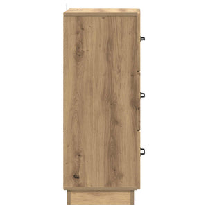 Schubladenschrank Artisan-Eiche, 87 cm hoch