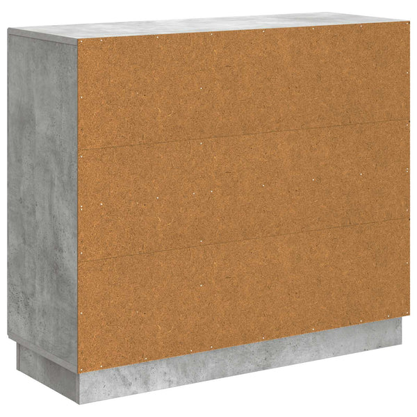 Sideboard Betongrau 89x34,5x77cm