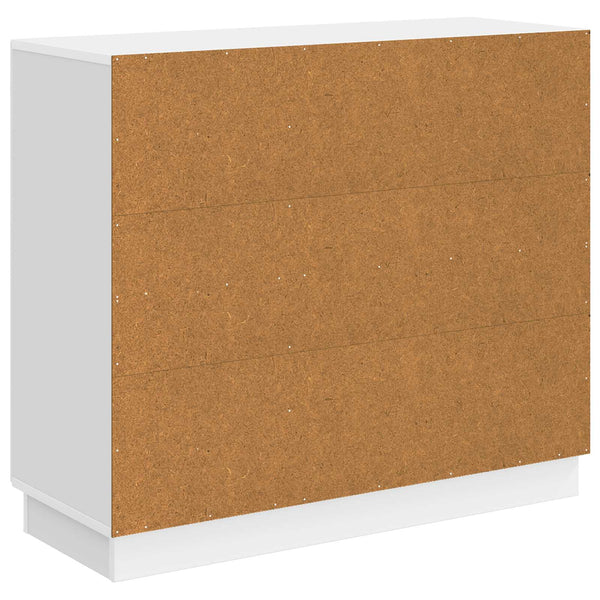 Hochglanz Sideboard Weiß 89x34,5x77cm