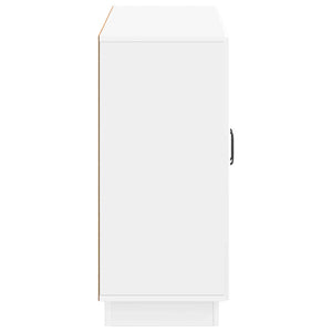 Hochglanz Sideboard Weiß 89x34,5x77cm
