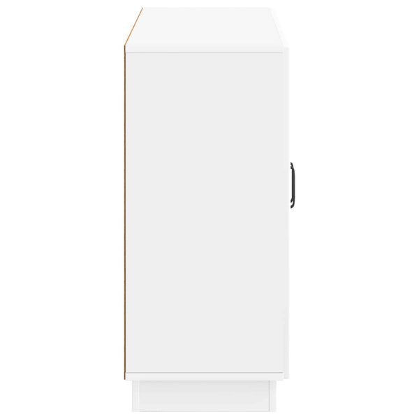Hochglanz Sideboard Weiß 89x34,5x77cm