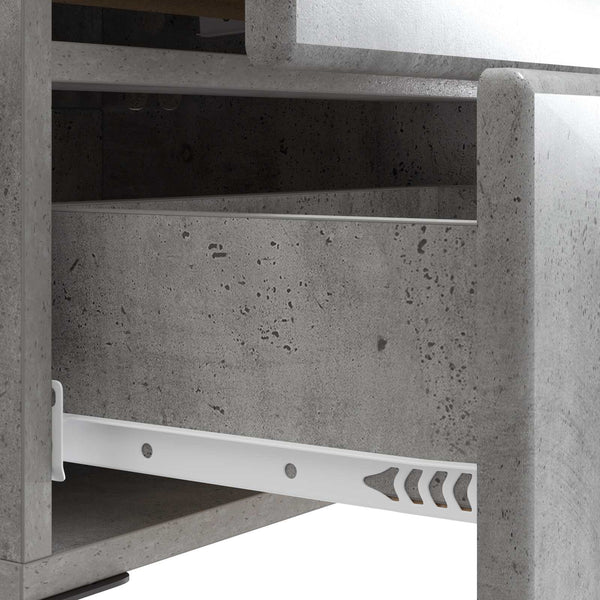 Nachttisch 2er Set Betongrau