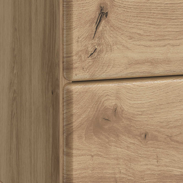 vidaXL Table de chevet chêne artisan 43 x 34,5 x 47,5 cm bois d'ingénierie