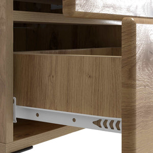 vidaXL Table de chevet chêne artisan 43 x 34,5 x 47,5 cm bois d'ingénierie