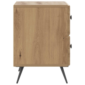 vidaXL Table de chevet chêne artisan 43 x 34,5 x 47,5 cm bois d'ingénierie