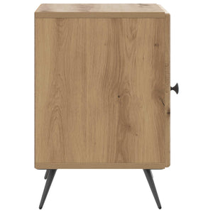vidaXL Tables de chevet 2 pcs Chêne artisan 43 x 34,5 x 50 cm Bois d'ingénierie