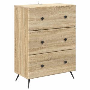 Schubladenschrank Sonoma-Eiche, 66 cm