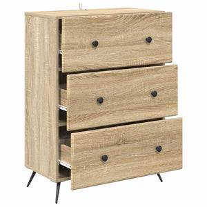 Schubladenschrank Sonoma-Eiche, 66 cm