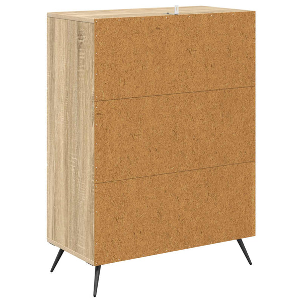 Schubladenschrank Sonoma-Eiche, 66 cm