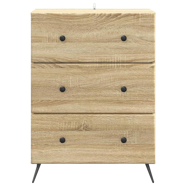 Schubladenschrank Sonoma-Eiche, 66 cm