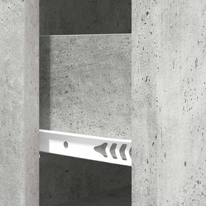Betongrauer Schubladenschrank, 66 cm