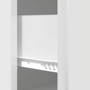 Hochglanz Schubladenschrank Weiß, 66x34,5x90 cm