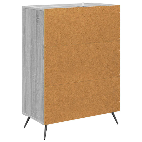 Schubladenschrank Grau Sonoma 66x34,5x90cm