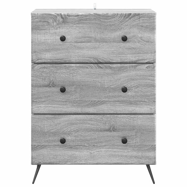 Schubladenschrank Grau Sonoma 66x34,5x90cm