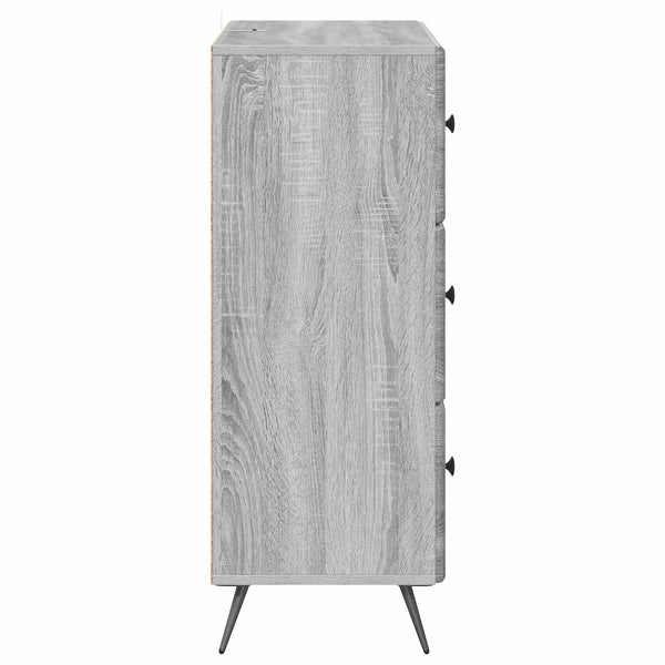Schubladenschrank Grau Sonoma 66x34,5x90cm