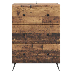 Schubladenschrank Altholz, 66 cm breit