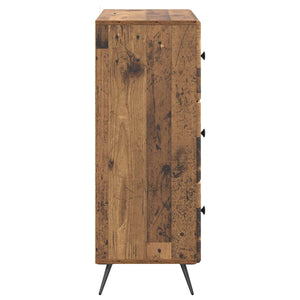 Schubladenschrank Altholz, 66 cm breit