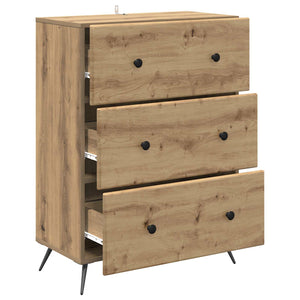 Schubladenschrank Artisan Eiche 66x34,5x90 cm