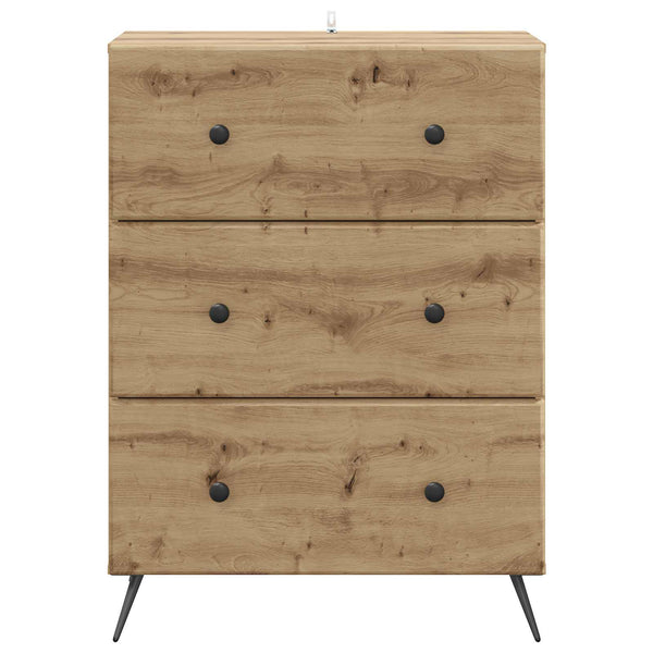 Schubladenschrank Artisan Eiche 66x34,5x90 cm