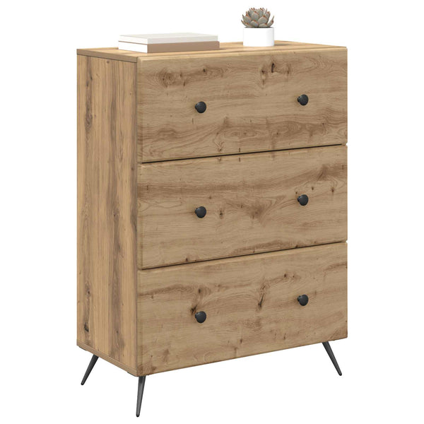 Schubladenschrank Artisan Eiche 66x34,5x90 cm