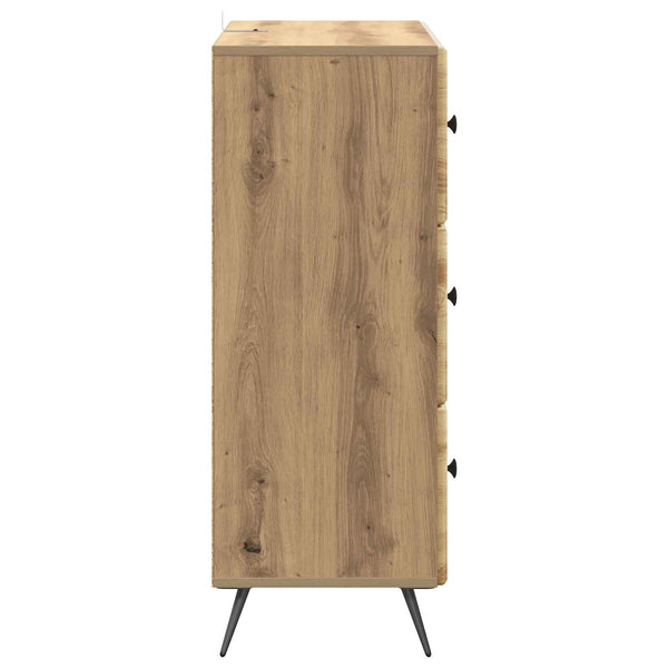 Schubladenschrank Artisan Eiche 66x34,5x90 cm